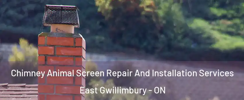  Chimney Animal Screen Repair And Installation Services East Gwillimbury - ON