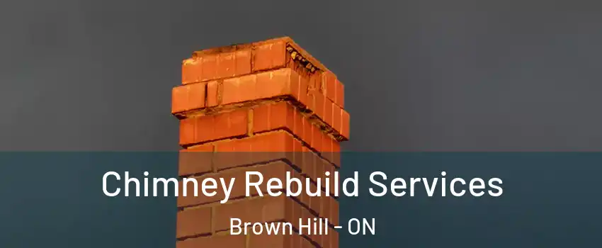  Chimney Rebuild Services Brown Hill - ON
