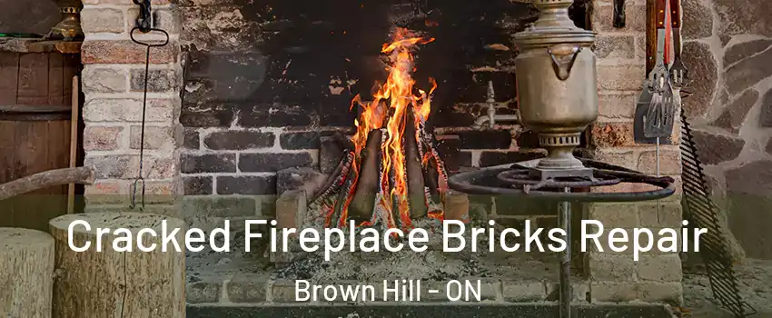  Cracked Fireplace Bricks Repair Brown Hill - ON