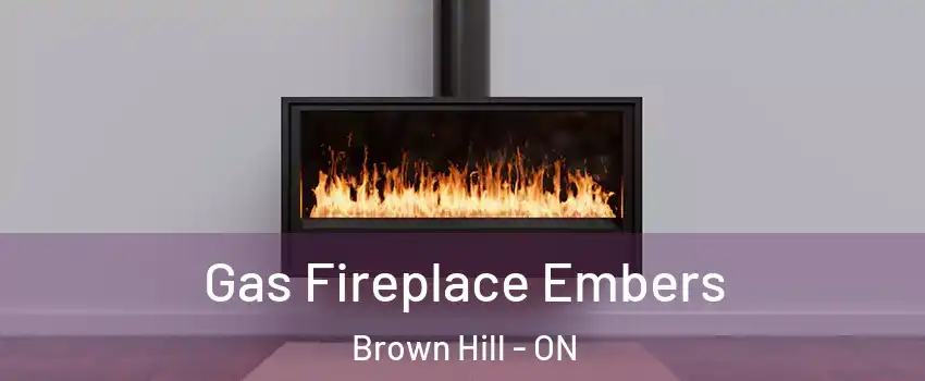 Gas Fireplace Embers Brown Hill - ON