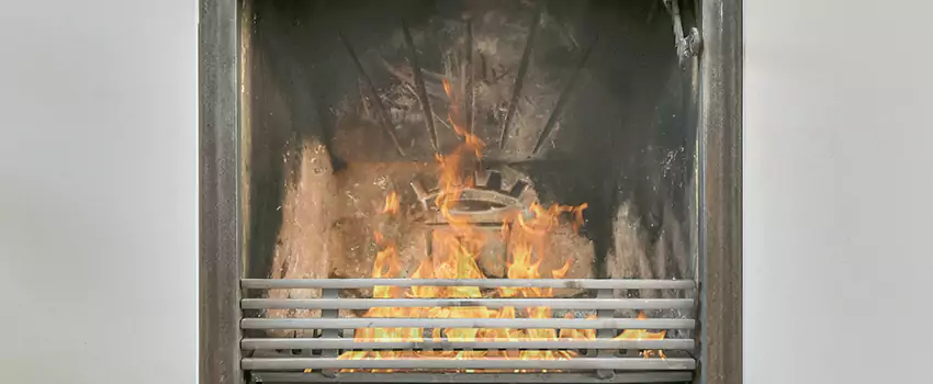 Travis Industries Linear Gas Fireplace Installation in East Gwillimbury, Ontario