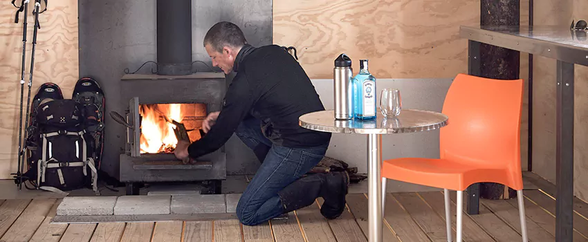 Open Hearth Wood Fireplace Installation in East Gwillimbury, ON