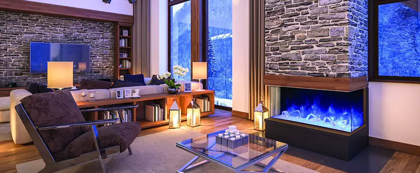Dynamic Flame Color Fireplace Installation in East Gwillimbury, ON
