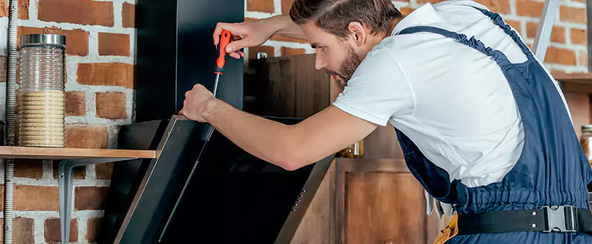 Old Rusted Metal Fireplace Repair And Replacement in East Gwillimbury, ON