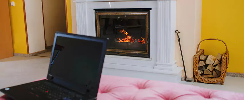 Valor Outdoor Gas Fireplace in East Gwillimbury, Ontario
