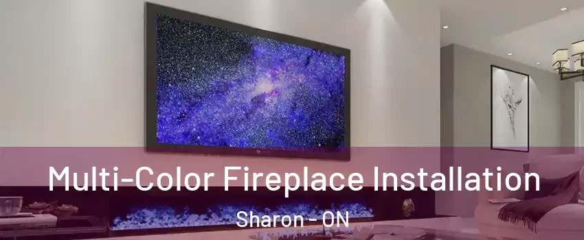  Multi-Color Fireplace Installation Sharon - ON